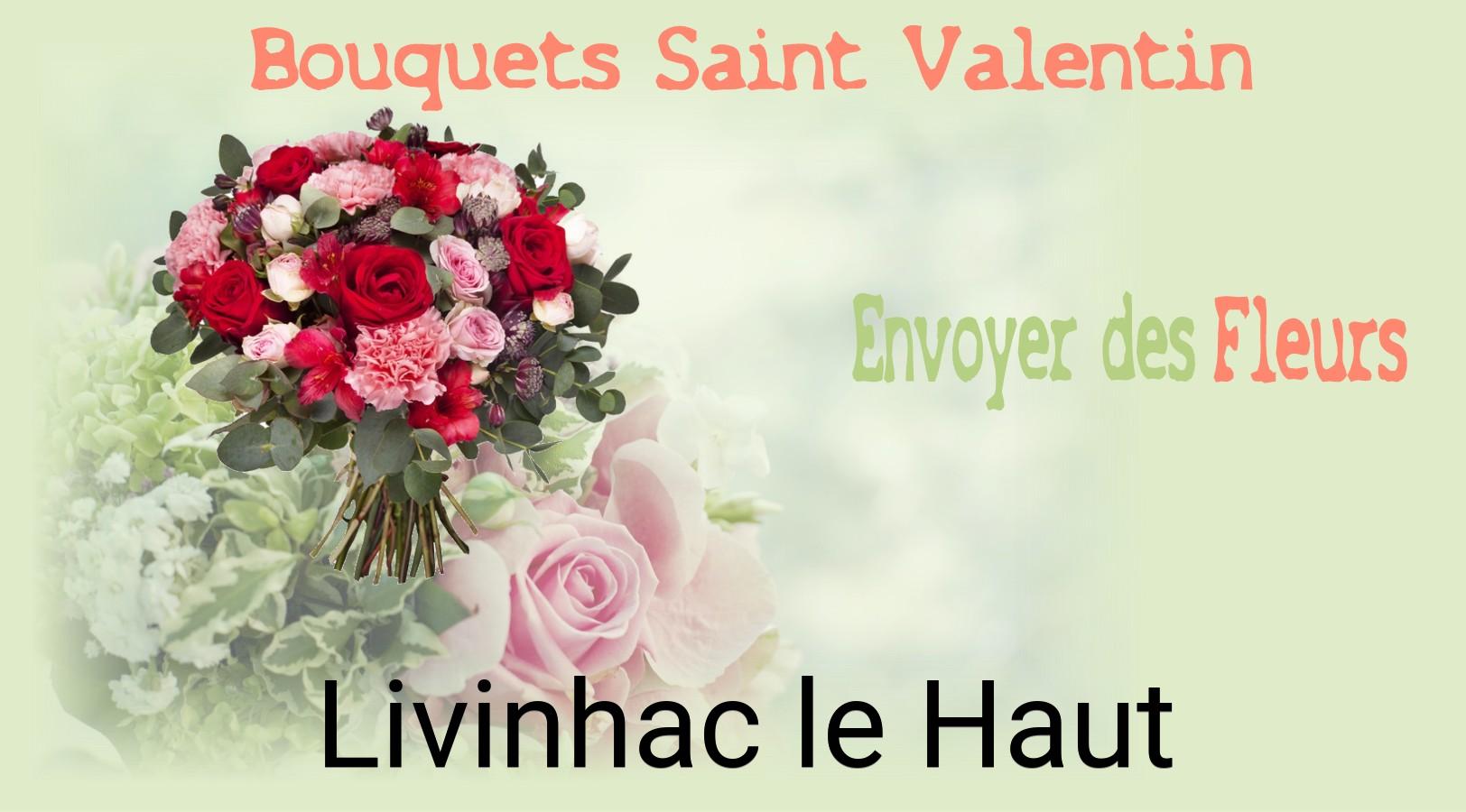 Roses de Saint-Valentin livrées à Livinhac-le-Haut